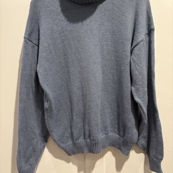 Alpaca‎ Warehouse Sweater Women Sz Large Turtleneck Pullover Knit Luxe Yarn Peru - Picture 4 of 9